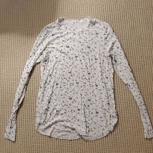 Aerie "So soft" flower long sleeves shirt